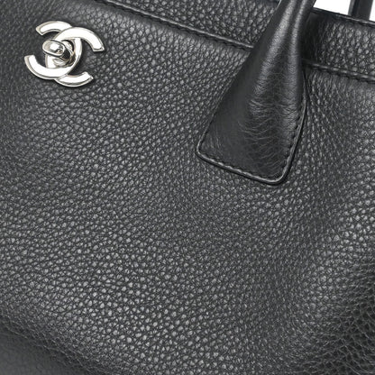 Chanel Black Deerskin Executive Cerf Tote Bag