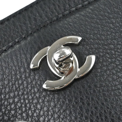 Chanel Black Deerskin Executive Cerf Tote Bag
