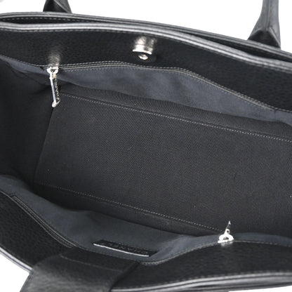 Chanel Black Deerskin Executive Cerf Tote Bag