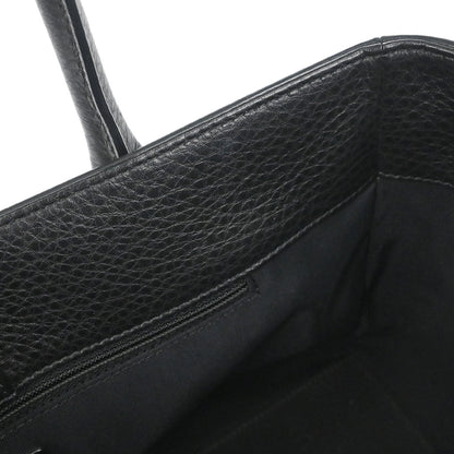 Chanel Black Deerskin Executive Cerf Tote Bag