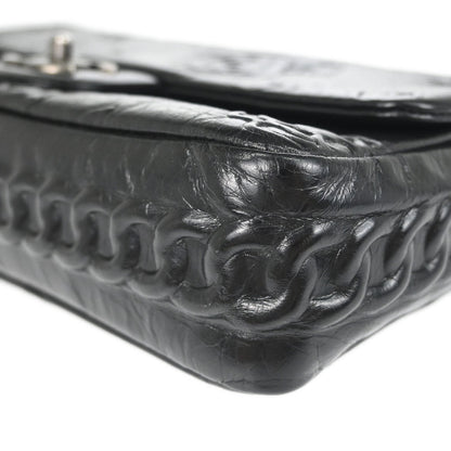 Chanel Black Calfskin Precious Symbols Shoulder Bag