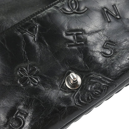 Chanel Black Calfskin Precious Symbols Shoulder Bag