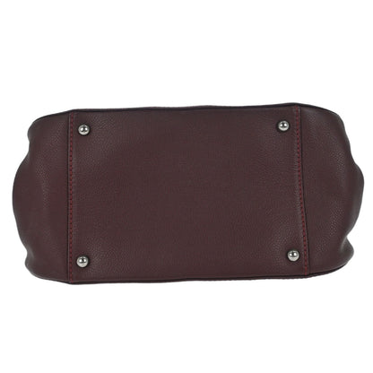 Chanel Bordeaux Caviar Skin Mademoiselle Lock Handbag
