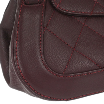 Chanel Bordeaux Caviar Skin Mademoiselle Lock Handbag