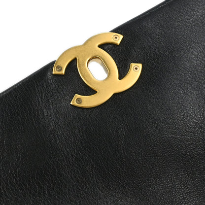 Chanel Black Lambskin Dix-neuf 19 Flap 2way Shoulder Handbag