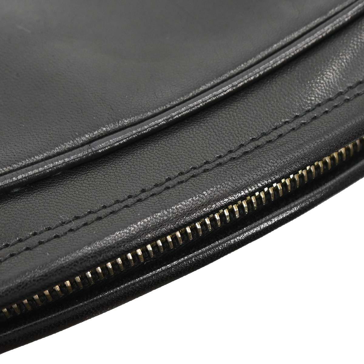 Chanel Black White Lambskin Camera Bag Small