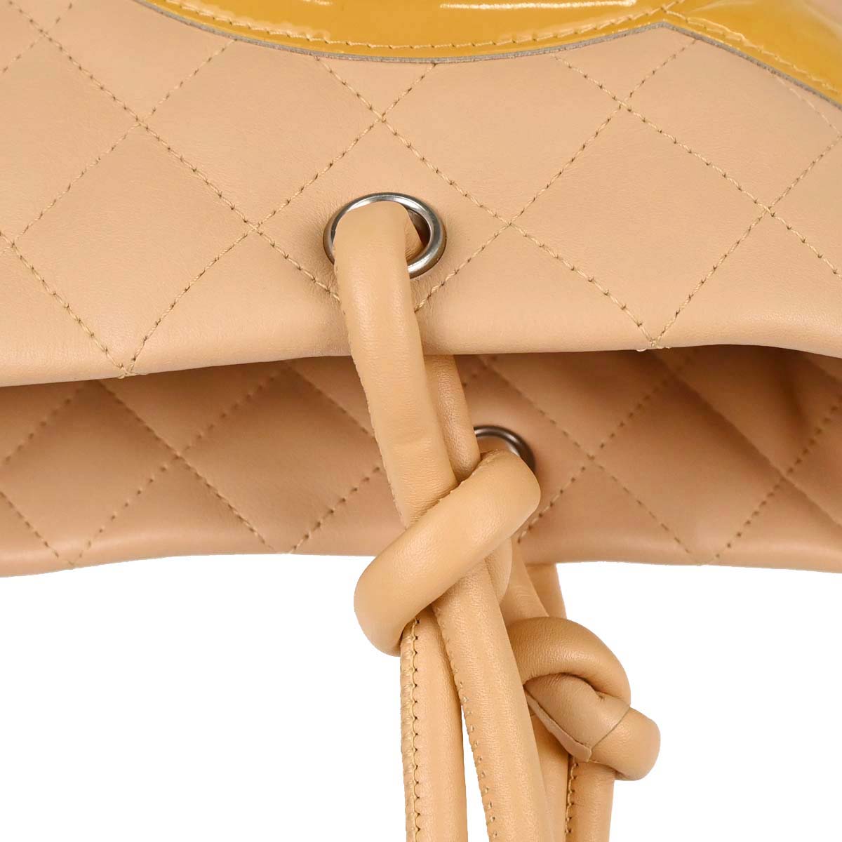 Chanel Beige Calfskin Cambon Ligne Tote Handbag