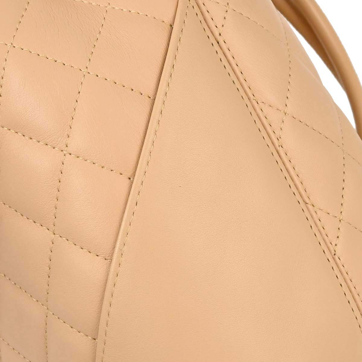 Chanel Beige Calfskin Cambon Ligne Tote Handbag