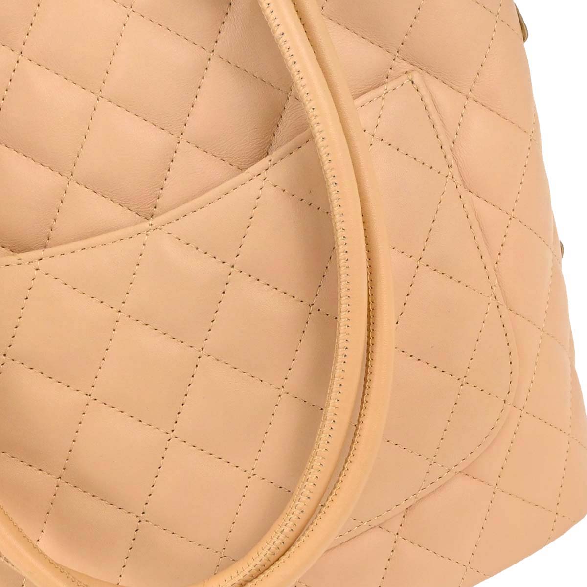 Chanel Beige Calfskin Cambon Ligne Tote Handbag