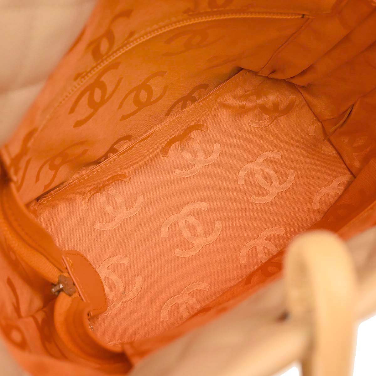 Chanel Beige Calfskin Cambon Ligne Tote Handbag