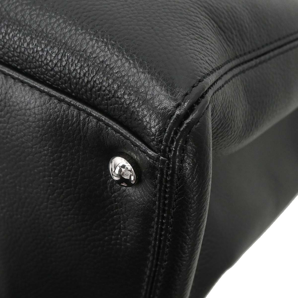 Chanel Black Calfskin Executive Cerf 2way Shoulder Tote Bag