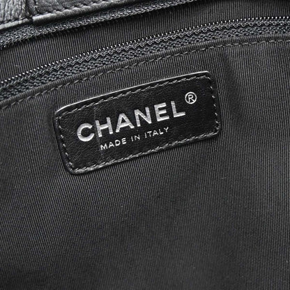 Chanel Black Calfskin Executive Cerf 2way Shoulder Tote Bag