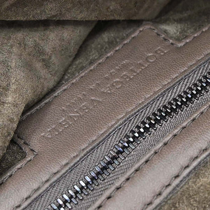 Bottega Veneta Brown Lambskin Intrecciato Hobo Handbag