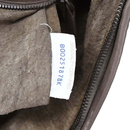 Bottega Veneta Brown Lambskin Intrecciato Hobo Handbag
