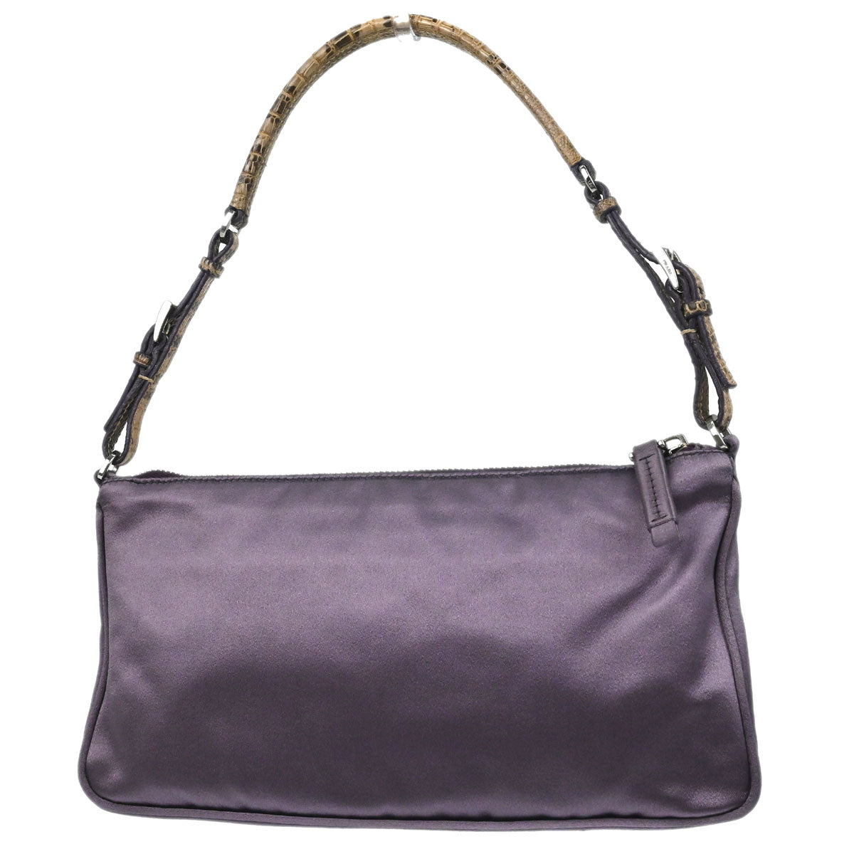 Prada * Purple Satin Lizard Handbag