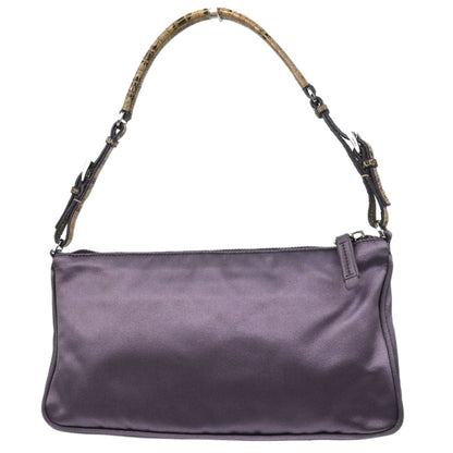 Prada * Purple Satin Lizard Handbag