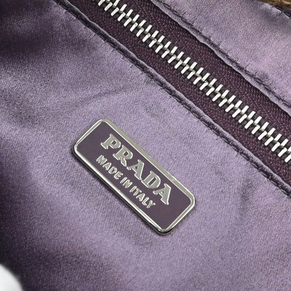 Prada * Purple Satin Lizard Handbag