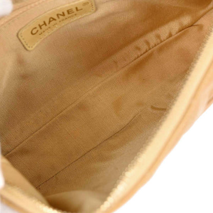 Chanel 2003-2004 Beige Caviar Skin Handbag