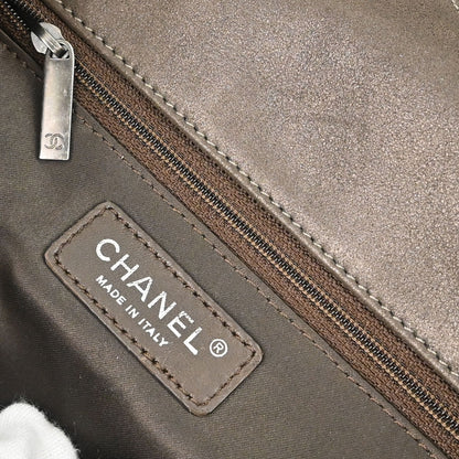 Chanel Brown Rabbit Fur Shoulder Bag
