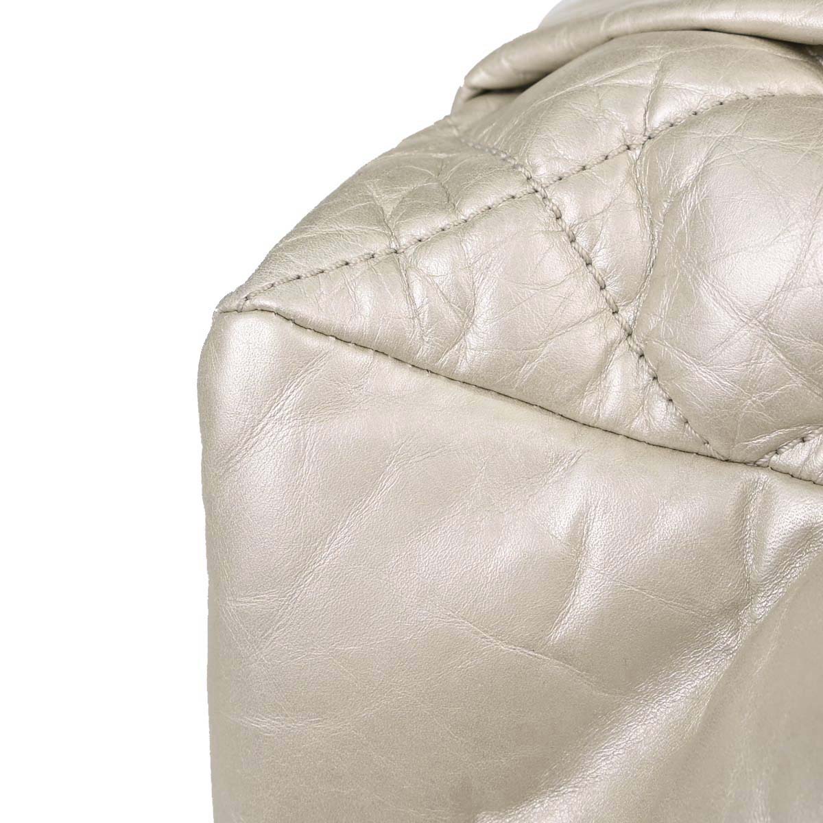 Chanel 2005-2006 Ivory Calfskin Lady Braid Tote Handbag