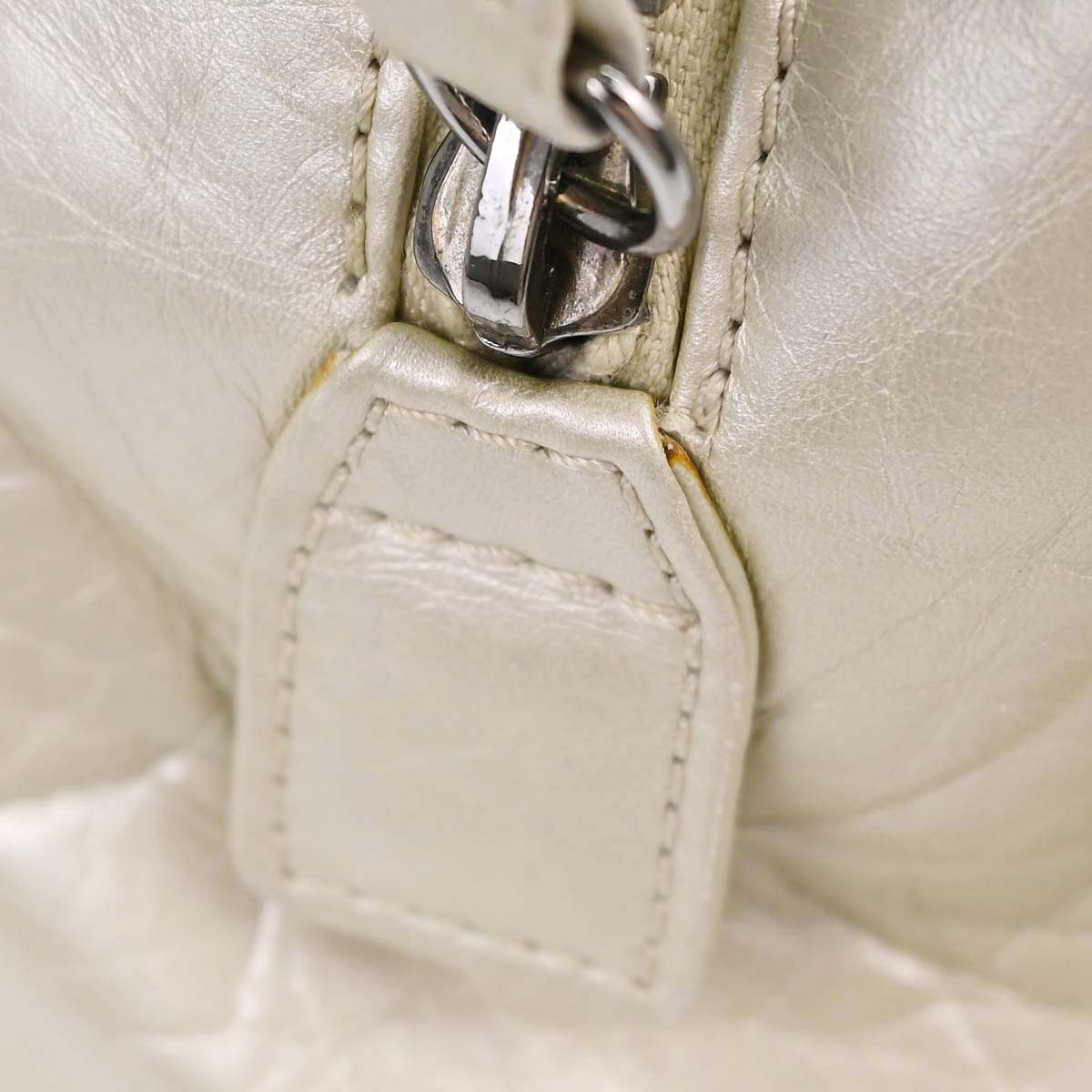 Chanel 2005-2006 Ivory Calfskin Lady Braid Tote Handbag
