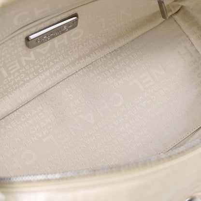 Chanel 2005-2006 Ivory Calfskin Lady Braid Tote Handbag