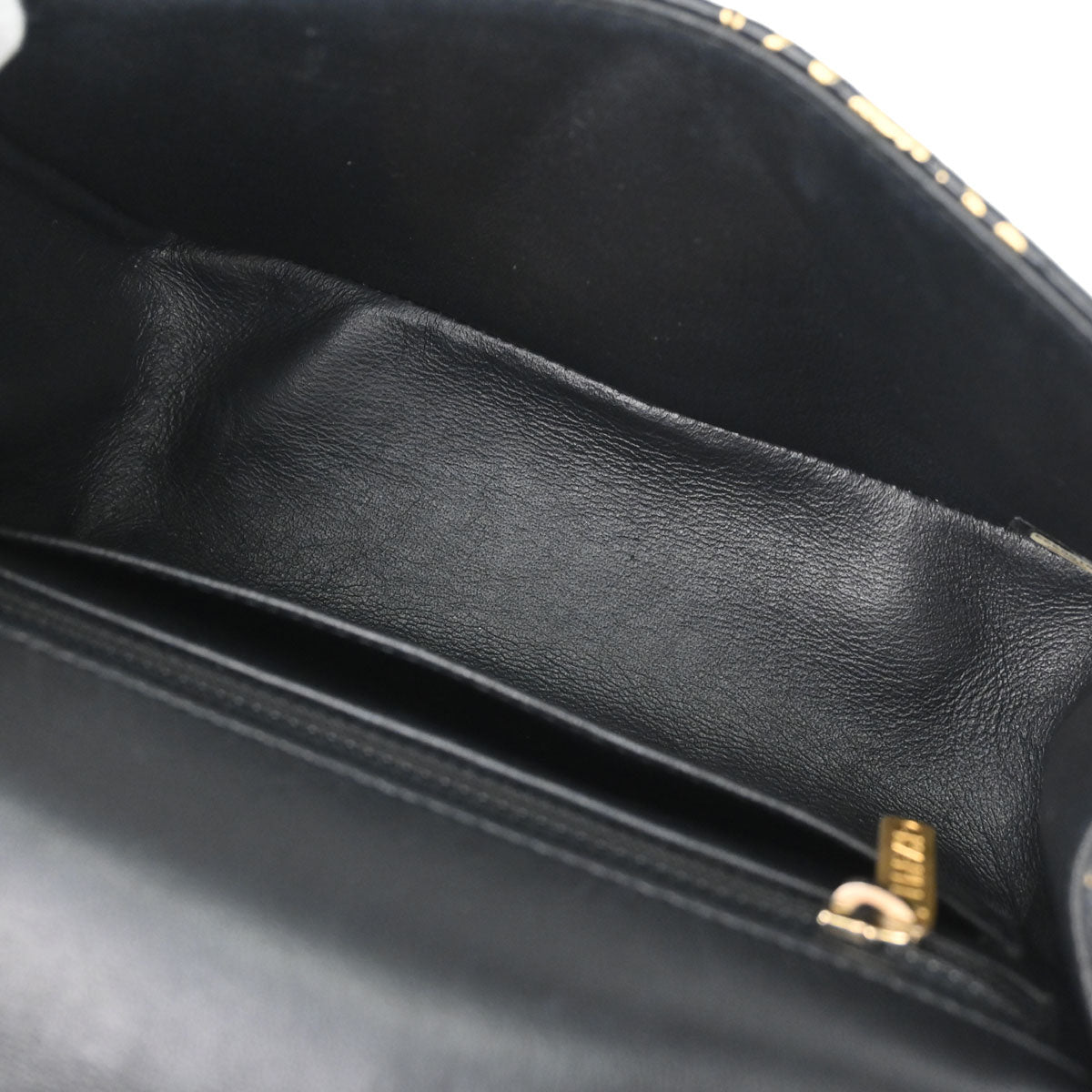 Chanel Black Embossed Calfskin Mademoiselle Lock Graffiti Shoulder Bag