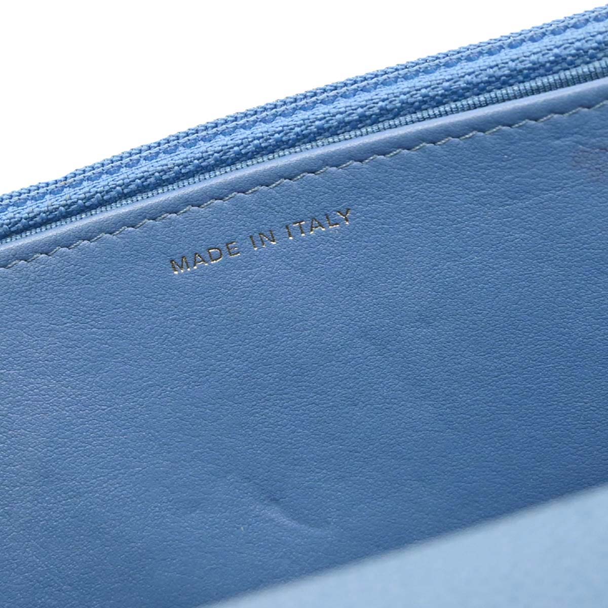 Chanel Blue Caviar Skin Chevron Classic WOC Wallet on Chain Bag