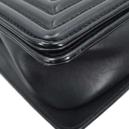 Boy Chanel Black Lambskin Small Chain Shoulder Bag