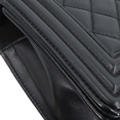 Boy Chanel Black Lambskin Small Chain Shoulder Bag