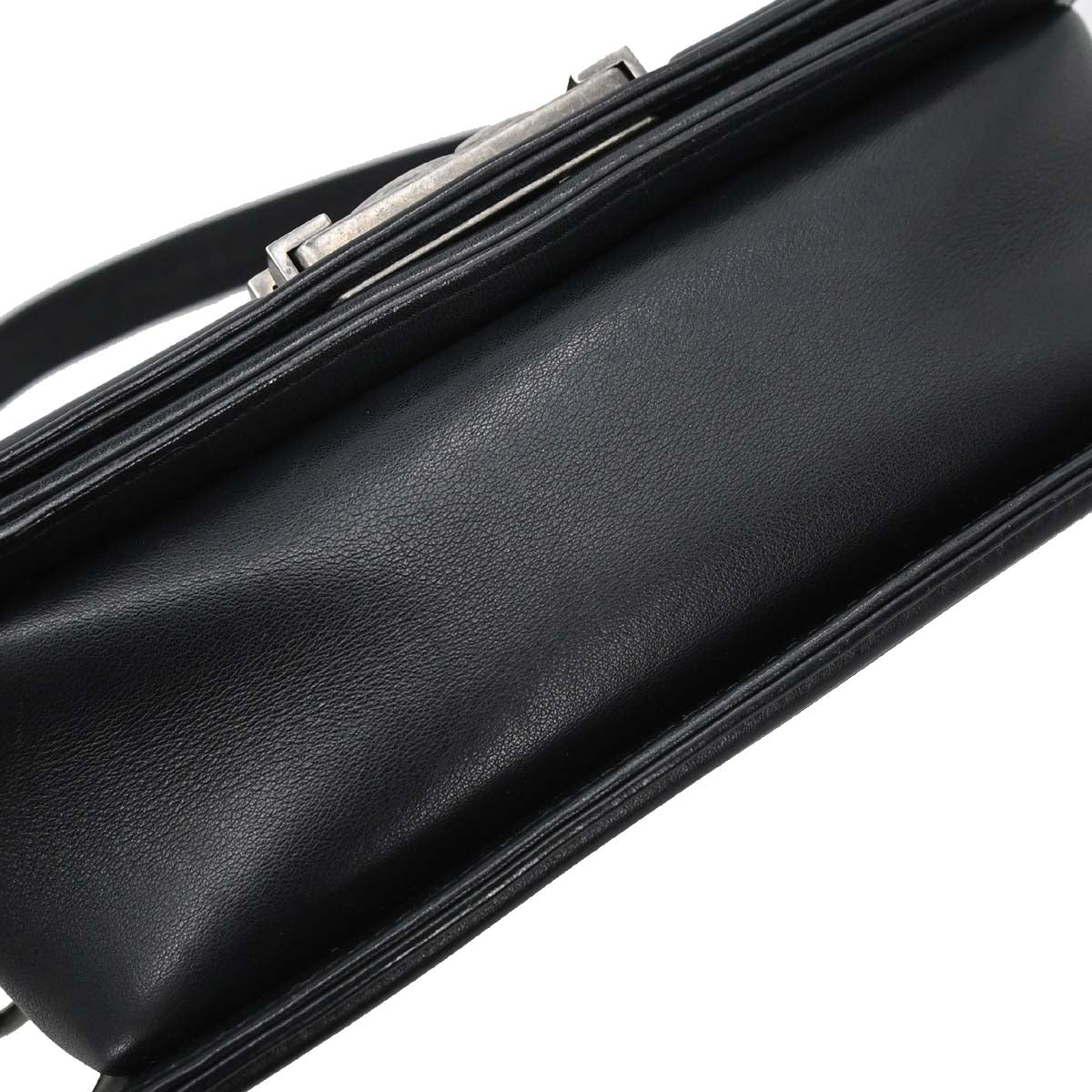 Boy Chanel Black Lambskin Small Chain Shoulder Bag
