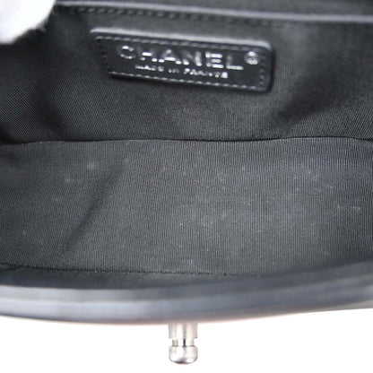 Boy Chanel Black Lambskin Small Chain Shoulder Bag