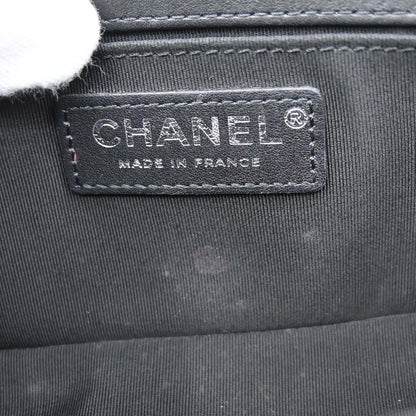 Boy Chanel Black Lambskin Small Chain Shoulder Bag