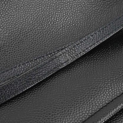 Chanel 2012 Black Caviar Skin Timeless CC Chain Tote Bag