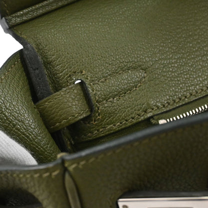 Hermes Canopee Taurillon Clemence Birkin 25 Handbag