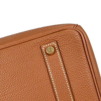 Hermes Gold Togo Birkin 35 Handbag