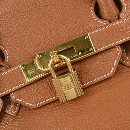 Hermes Gold Togo Birkin 35 Handbag