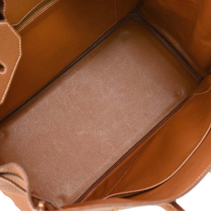 Hermes Gold Togo Birkin 35 Handbag
