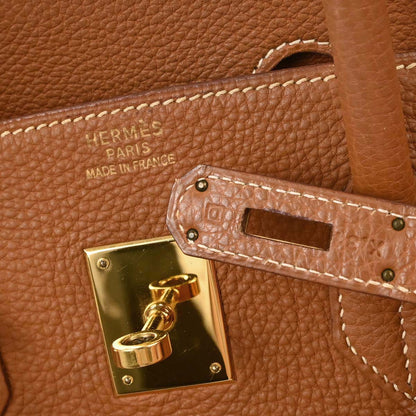 Hermes Gold Togo Birkin 35 Handbag
