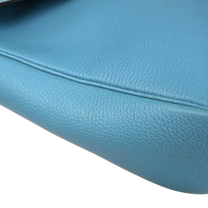 Hermes Blue Jean Taurillon Clemence Christine Shoulder Bag