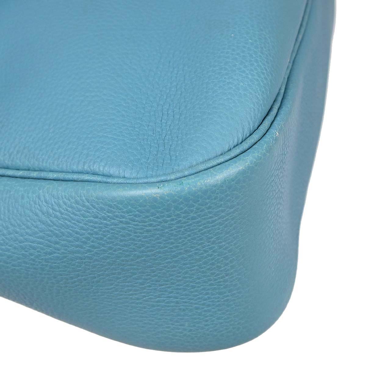 Hermes Blue Jean Taurillon Clemence Christine Shoulder Bag