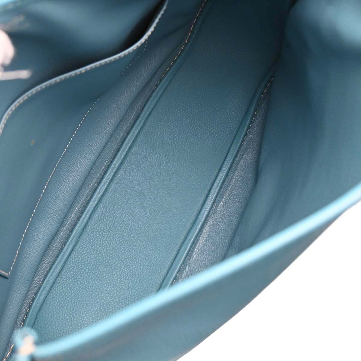 Hermes Blue Jean Taurillon Clemence Christine Shoulder Bag