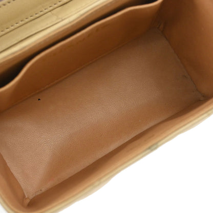 Chanel Beige Lambskin Vanity Shoulder Bag