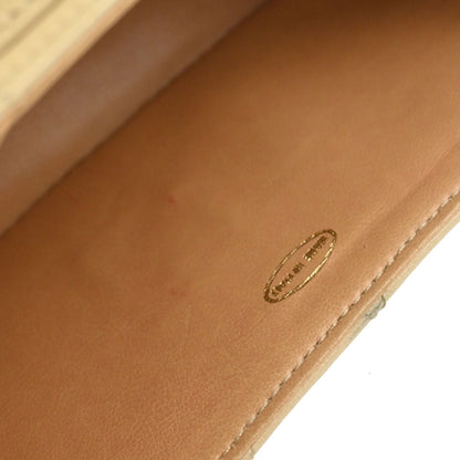 Chanel Beige Lambskin Vanity Shoulder Bag