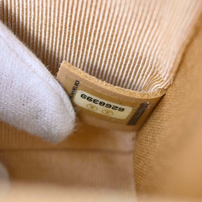 Chanel 2000-2002 Beige Calfskin Wild Stitch Straight Flap Shoulder Bag