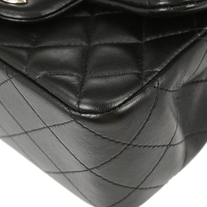 Chanel Black Lambskin Mini Classic Square Flap Shoulder Bag 17