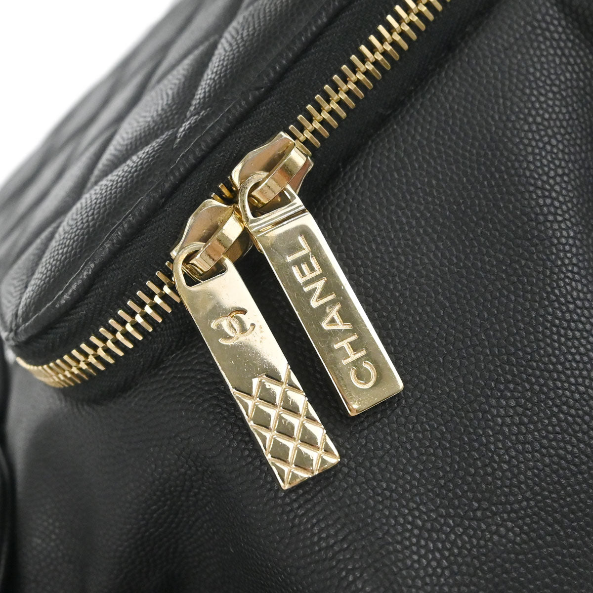 Chanel Black Caviar Skin Business Affinity Backpack