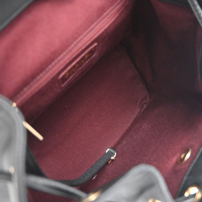 Chanel Black Caviar Skin Business Affinity Backpack