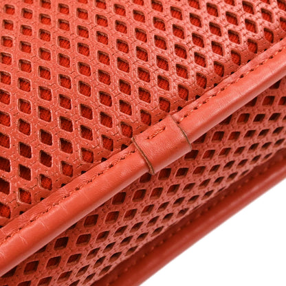 Chanel Red Perforated Calfskin Up in the Air Shoulder Bag