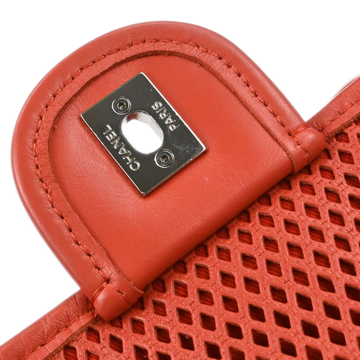 Chanel Red Perforated Calfskin Up in the Air Shoulder Bag